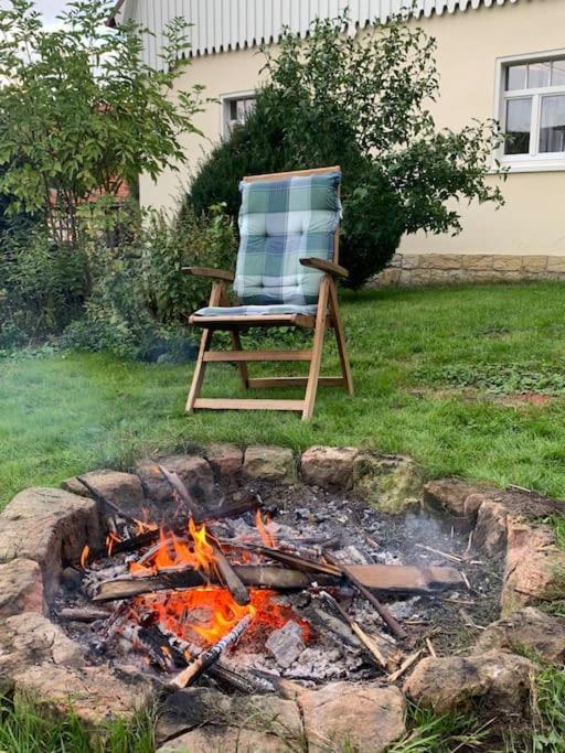 Familienfreundliches Landhaus "Karin" Mit Pool Struppen Exteriör bild
